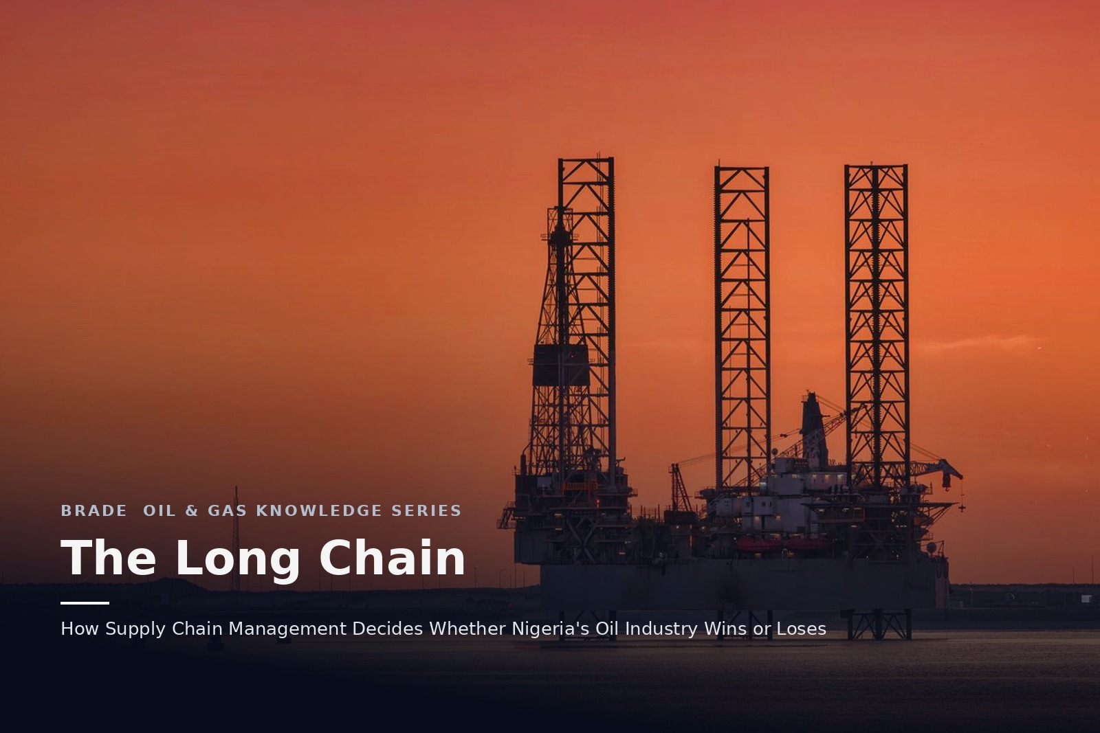 Container ship at dock, global supply lines feeding Nigeria's oil and gas industry